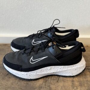 Nike crater remixa Womens size 10/42 shoes black canvas athletic running sneaker